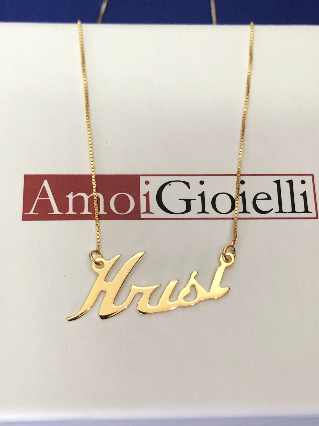 Collana con nome