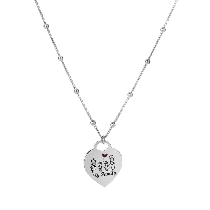 Collana my family due bambini
