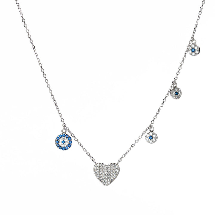 Collana cuore e cerchietti