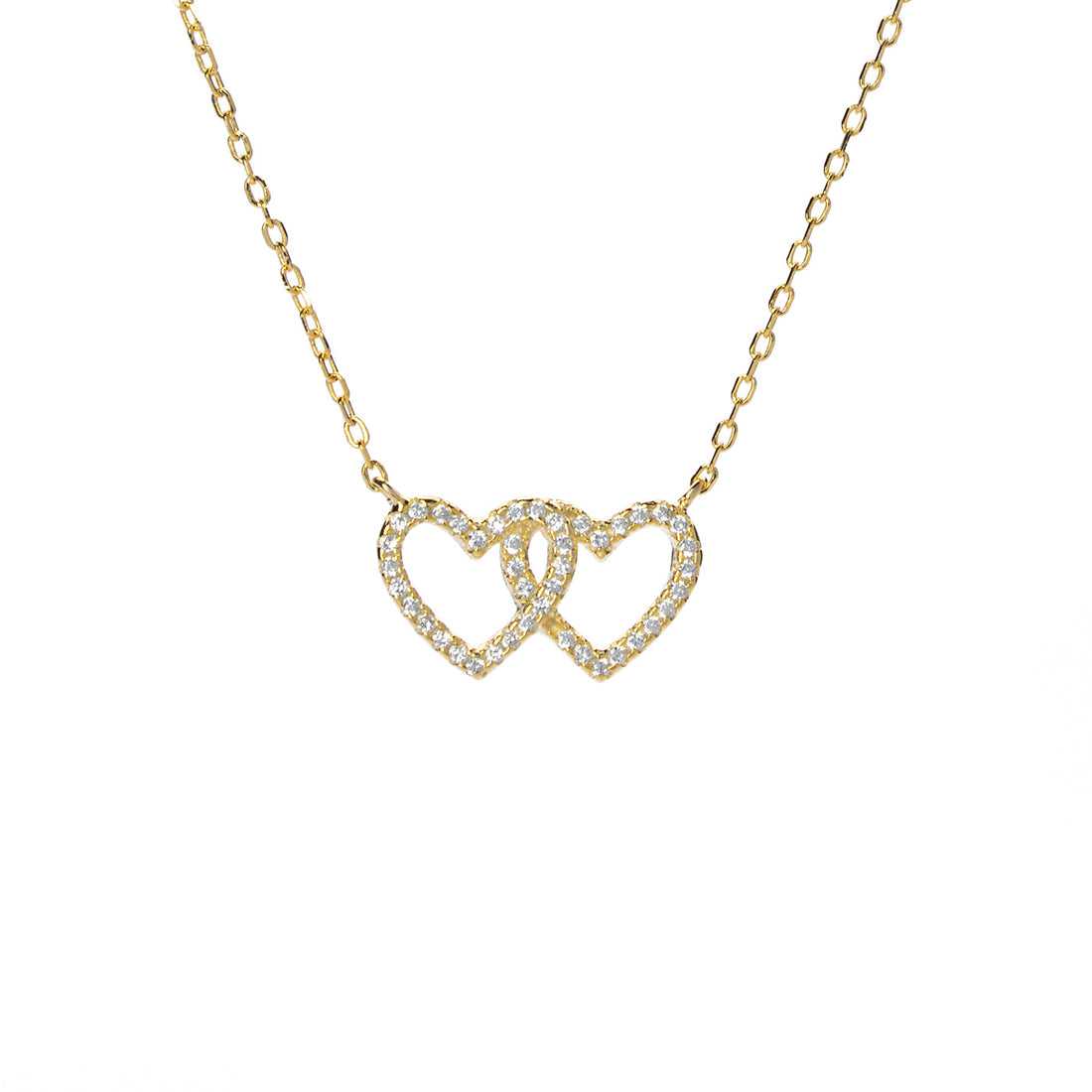 Collana doppio cuore