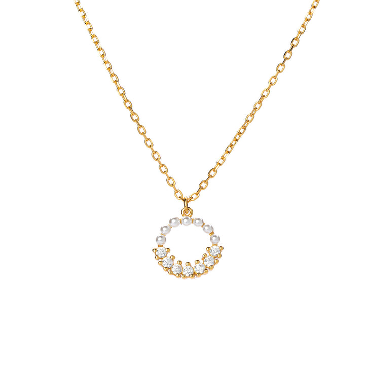 Collana con perline e punto luce