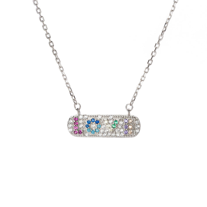 Collana con piastrina love