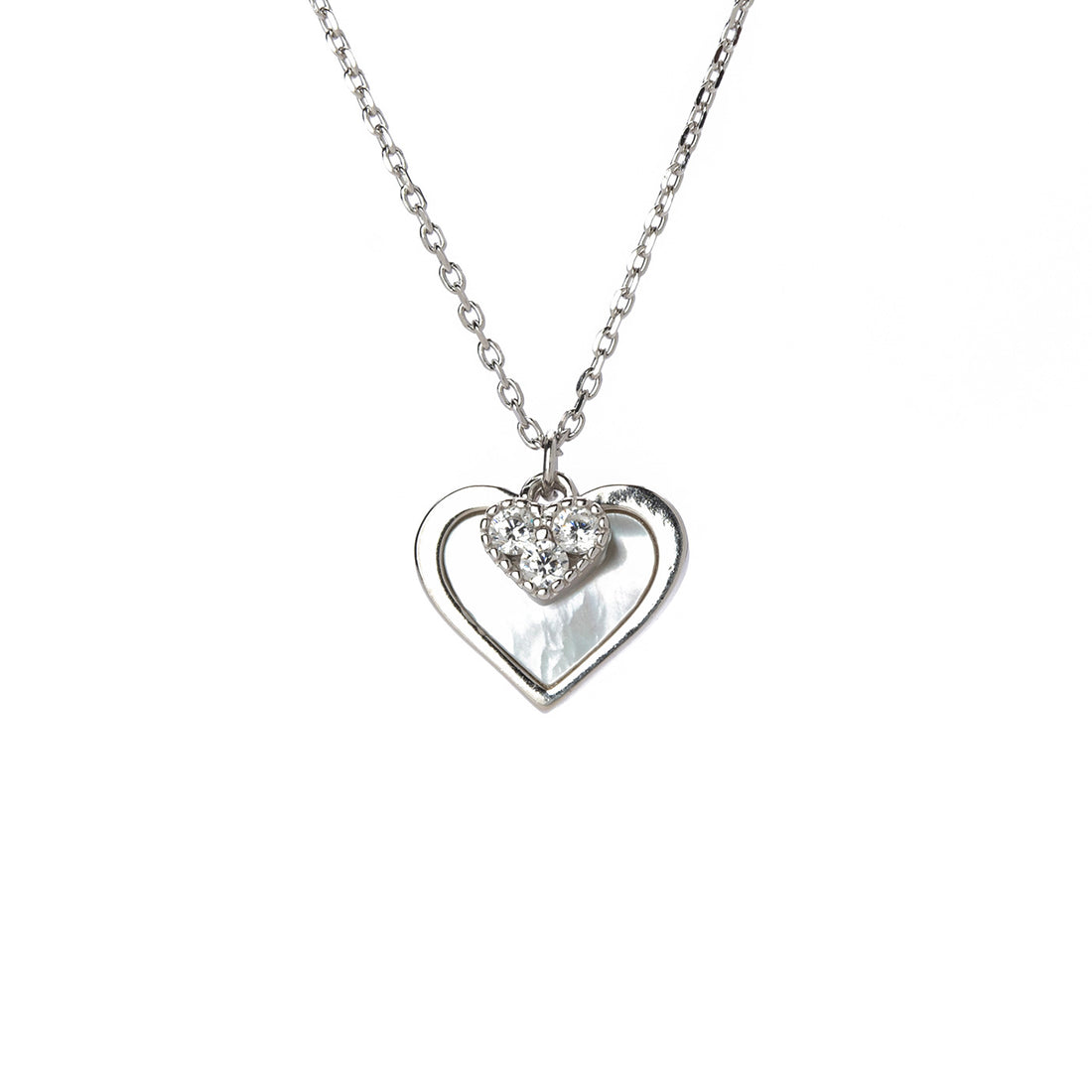 Collana doppio cuore