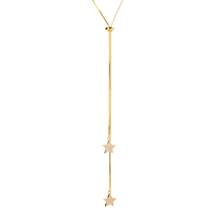 Collana saliscendi con stelline