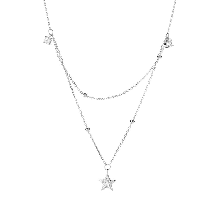 Collana con punti luce e stella