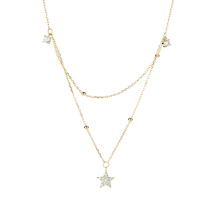 Collana con punti luce e stella