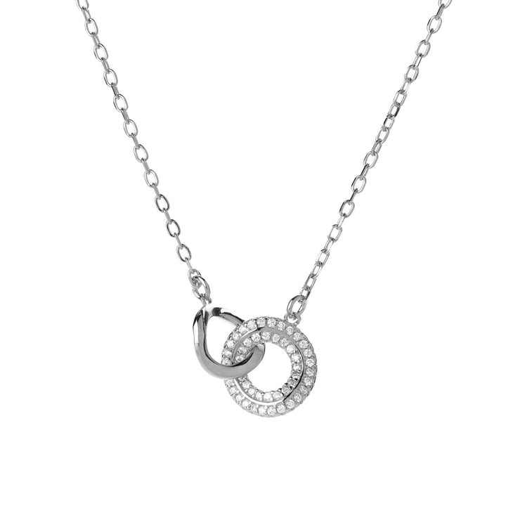 Collana doppio cerchio
