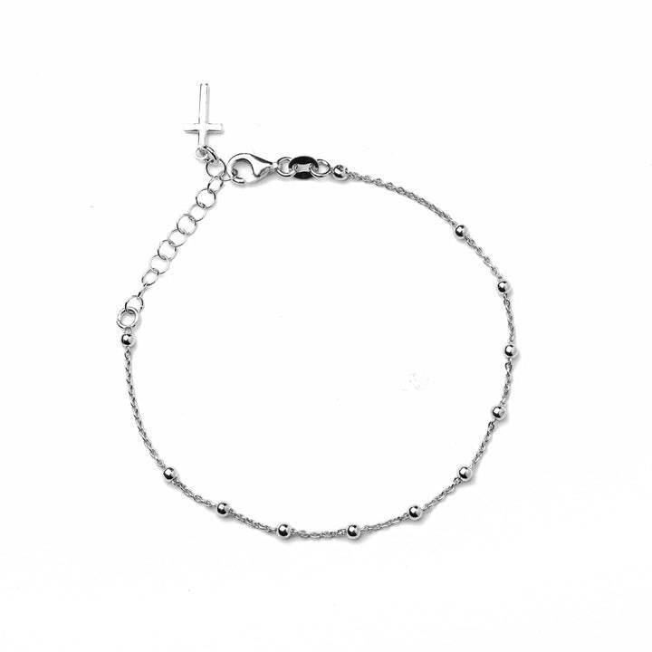 Bracciale rosario con croce