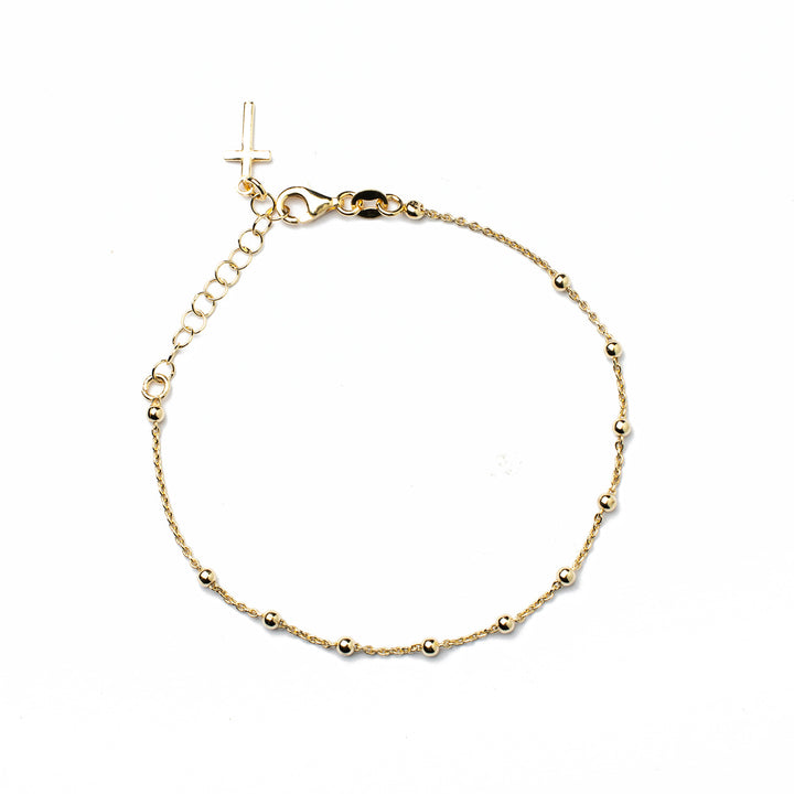 Bracciale rosario con croce