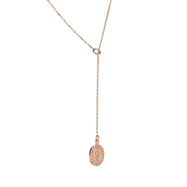 Collana saliscendi con madonnina
