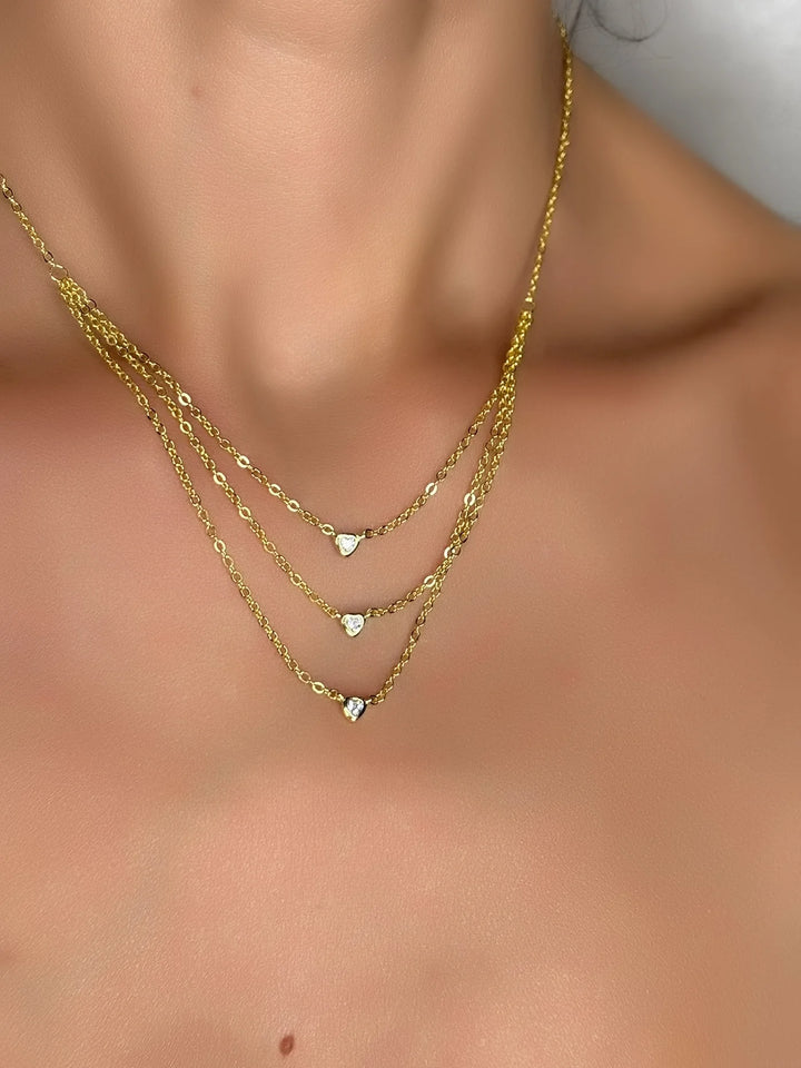 Collana cuori