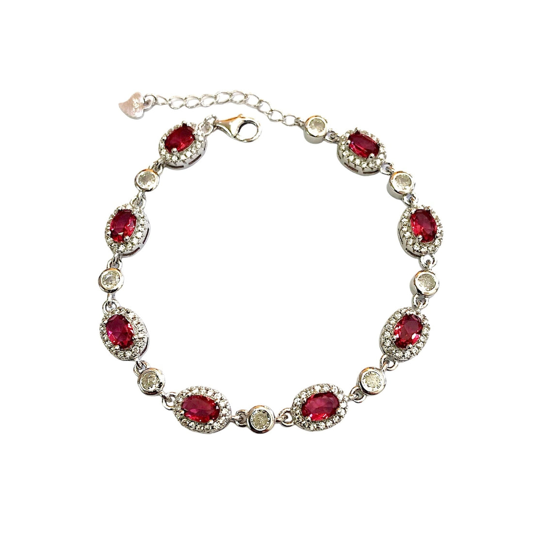 Bracciale donna ovale fucsia