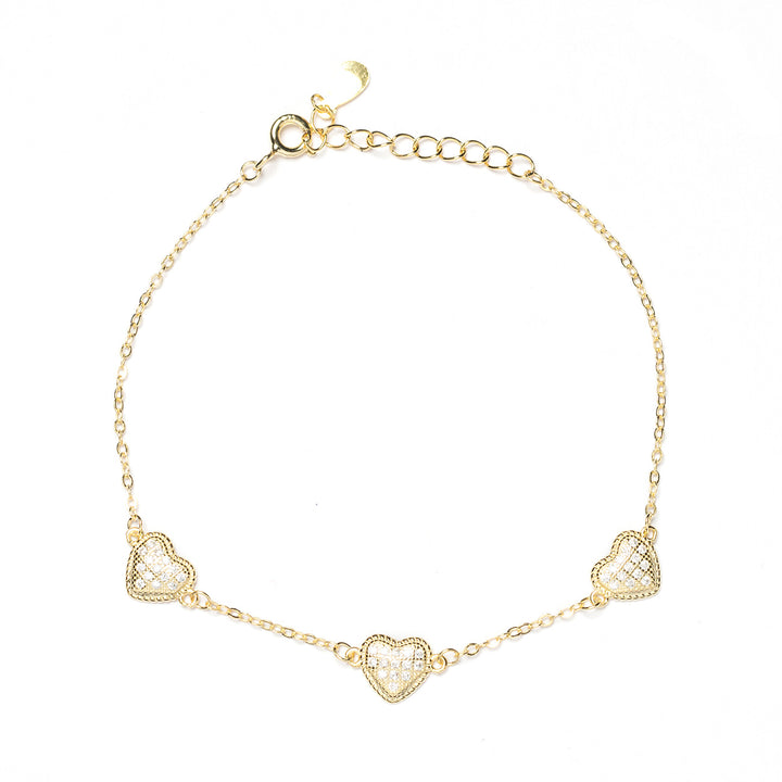 Bracciale cuori
