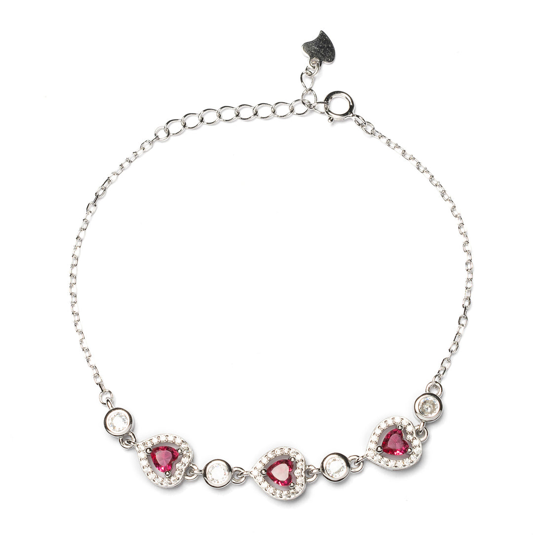 Bracciale con cuori luminosi