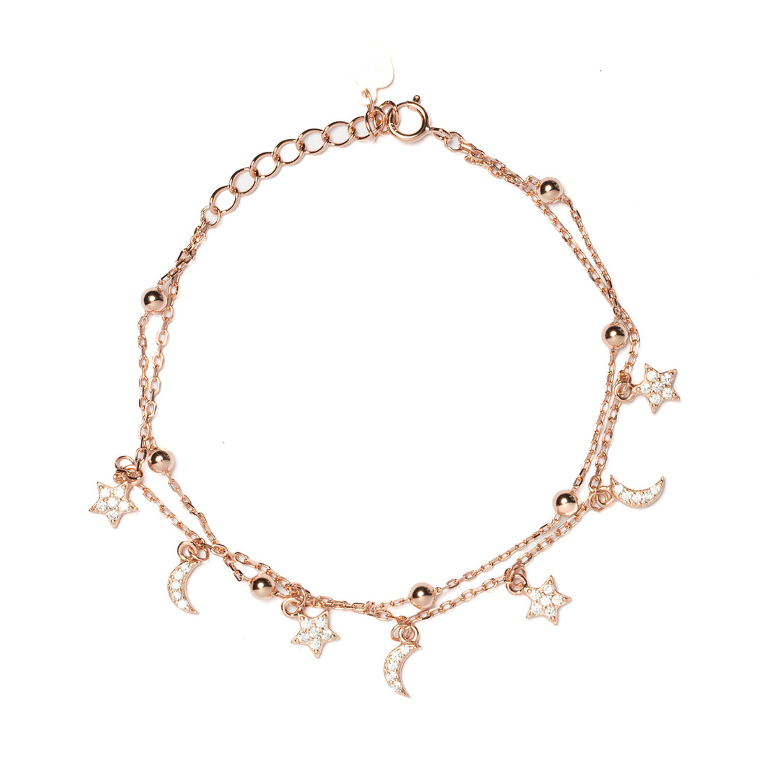 Bracciale con lune e stelle