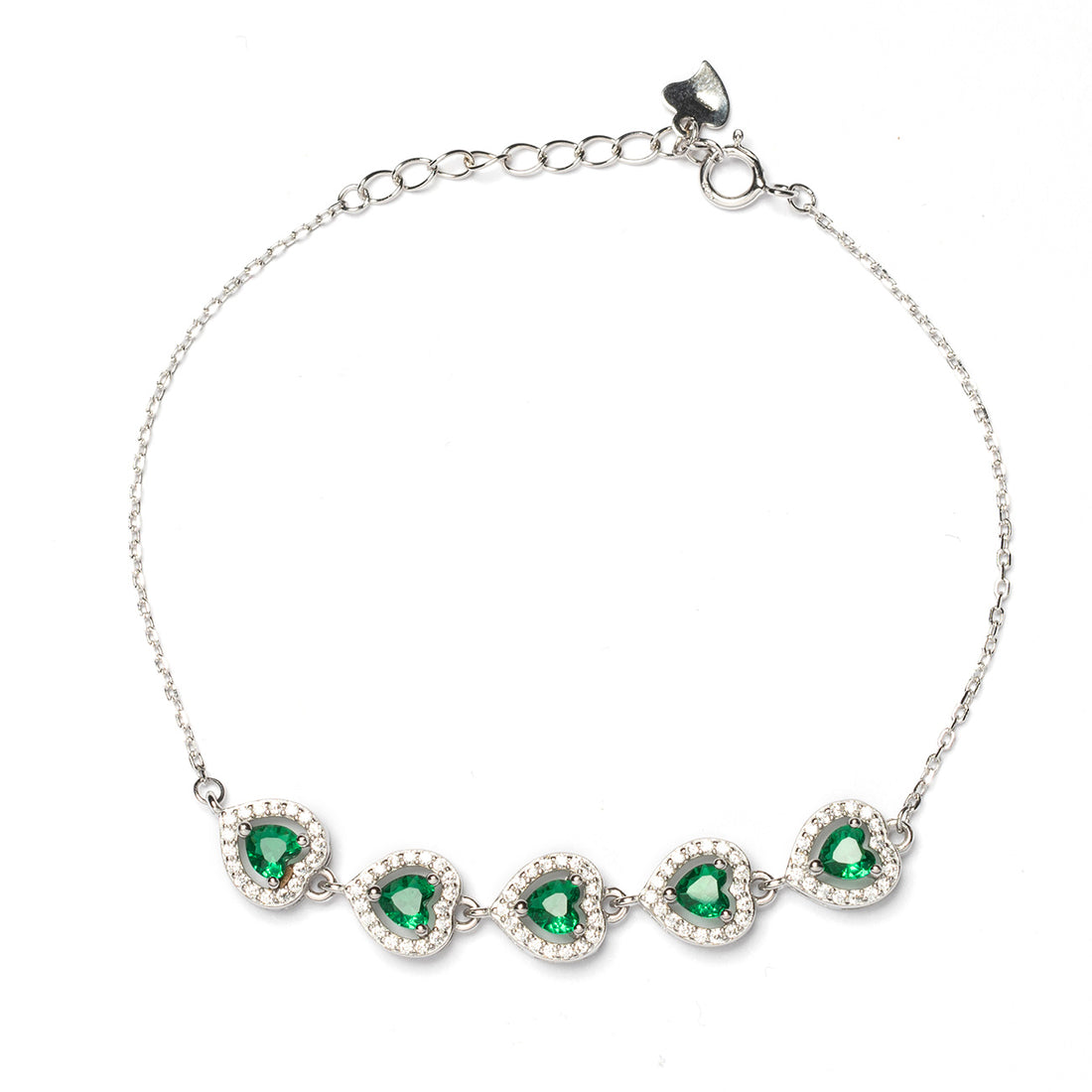 Bracciale con cuori luminosi