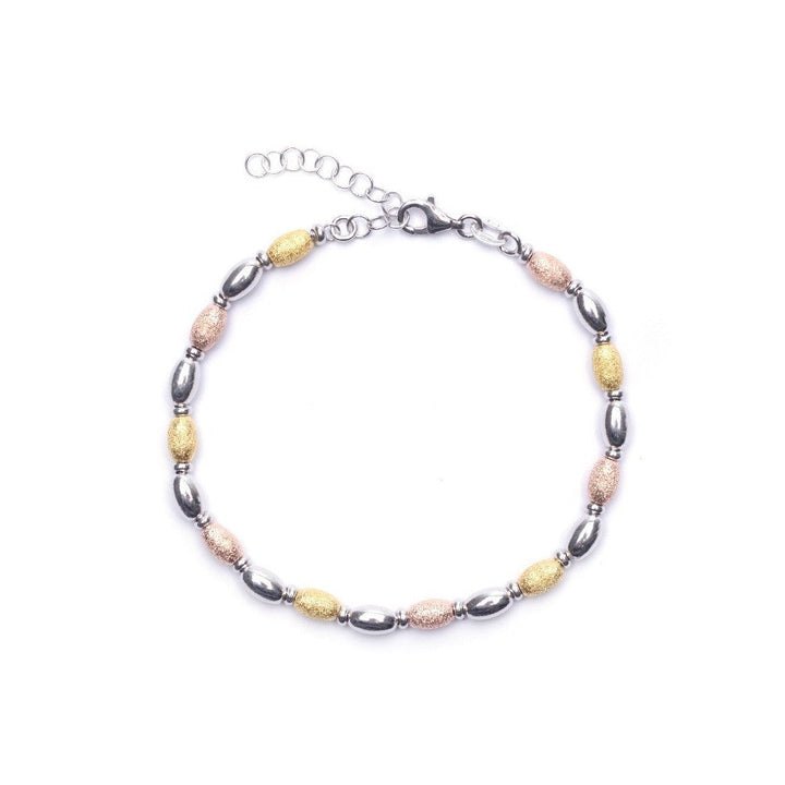 Bracciale tre colori satinato & lucido