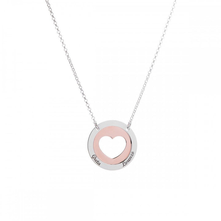 Collana amore con incisioni