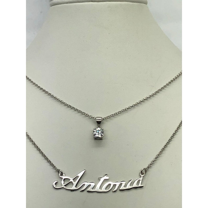 Collana punto luce e nome