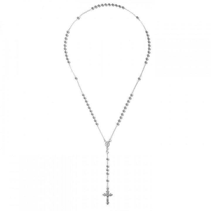 Collana rosario sfere 5 mm