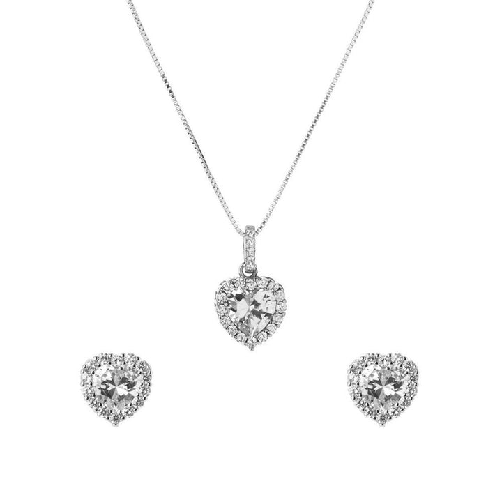 Set cuore pietre
