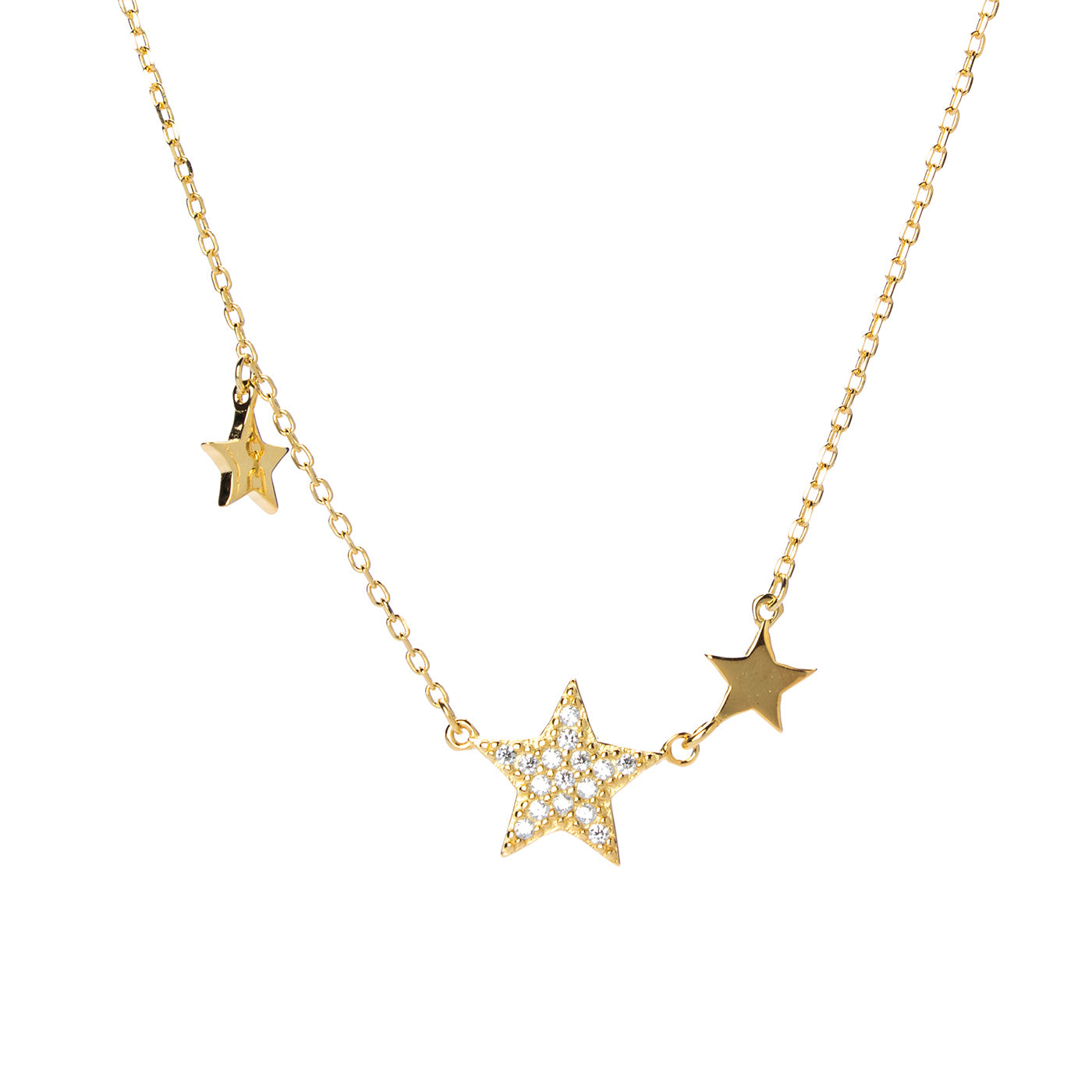 Collana con tre stelle