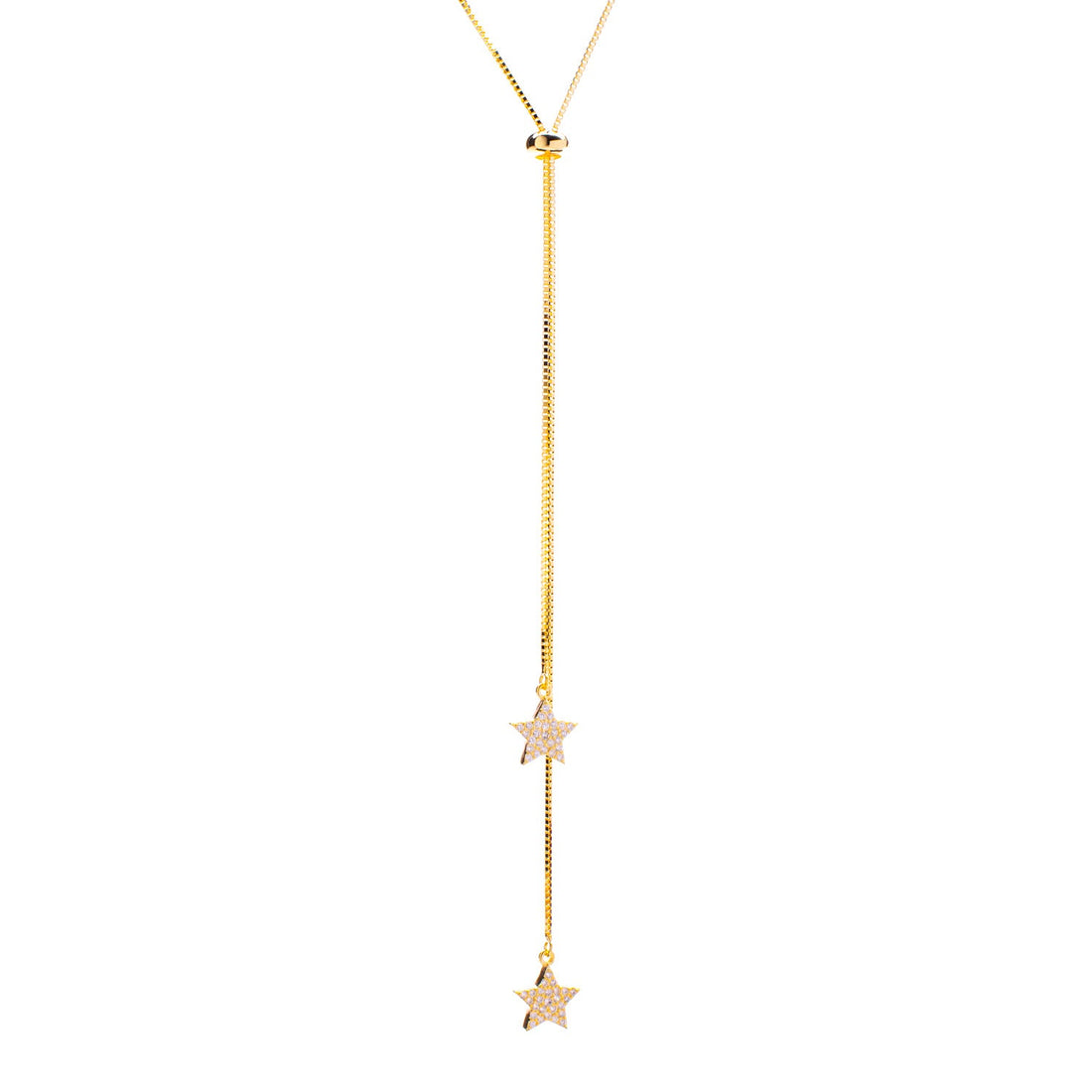 Collana saliscendi con stelline