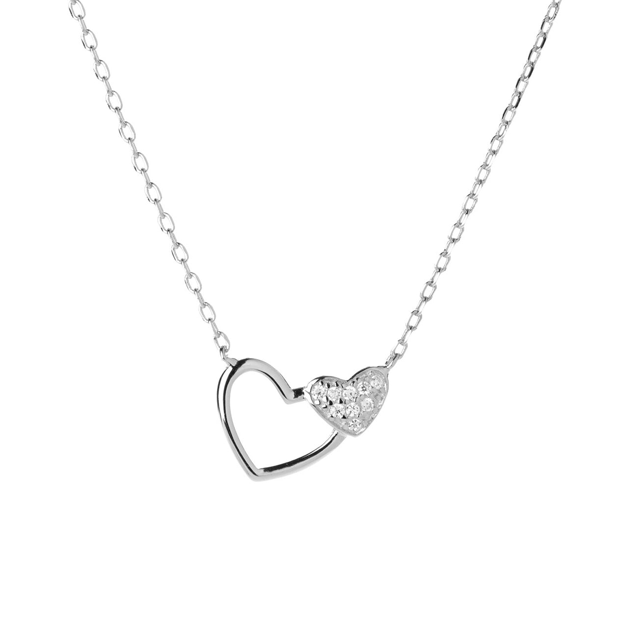 Collana doppio cuore