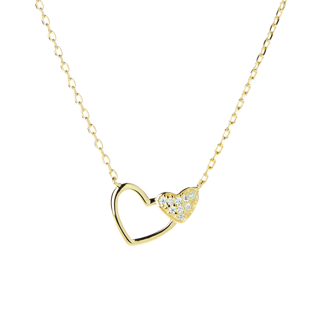 Collana doppio cuore