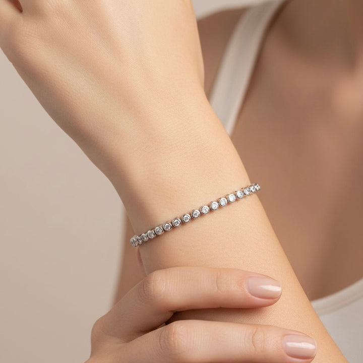 Bracciale tennis cipollina 2 mm