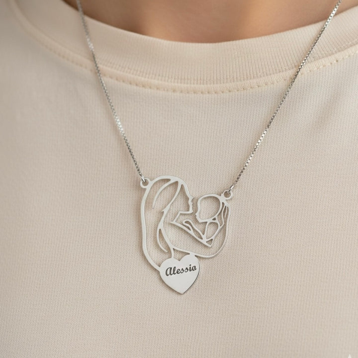 Collana mamma e figlio