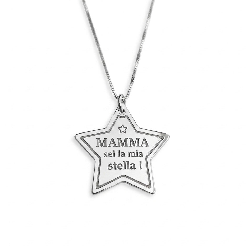 Collana mamma sei la mia stella