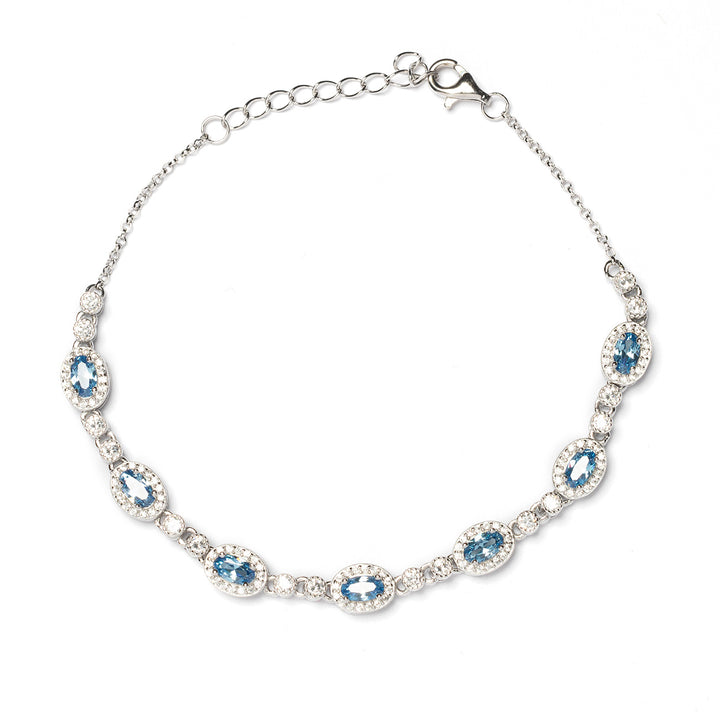 Bracciale donna ovale con punti luce